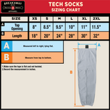 Lady Badgers Sublimated Tech Socks