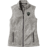 Lansing Spartans Ladies Sweater Fleece Vest